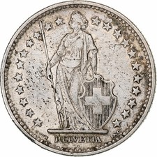 [#1307138] Switzerland, 2 Francs, Helvetia, 1903, Bern, Silver, AU, KM:21