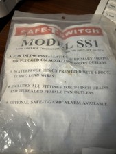 Model Ss1 Safe-t-switch Low Voltage Overflow Shut-off Switch