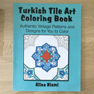 Alina Niemi Turkish Tile Art Coloring Book Englisch einseitig