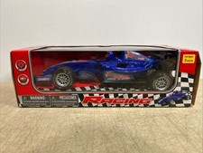 Formula 1 Racing Car Blue 10" Friction Powered New
