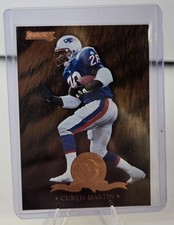 1996 Donruss Will to Win Curtis Martin #3/10 Serial Numbered 113/5000 Patriots