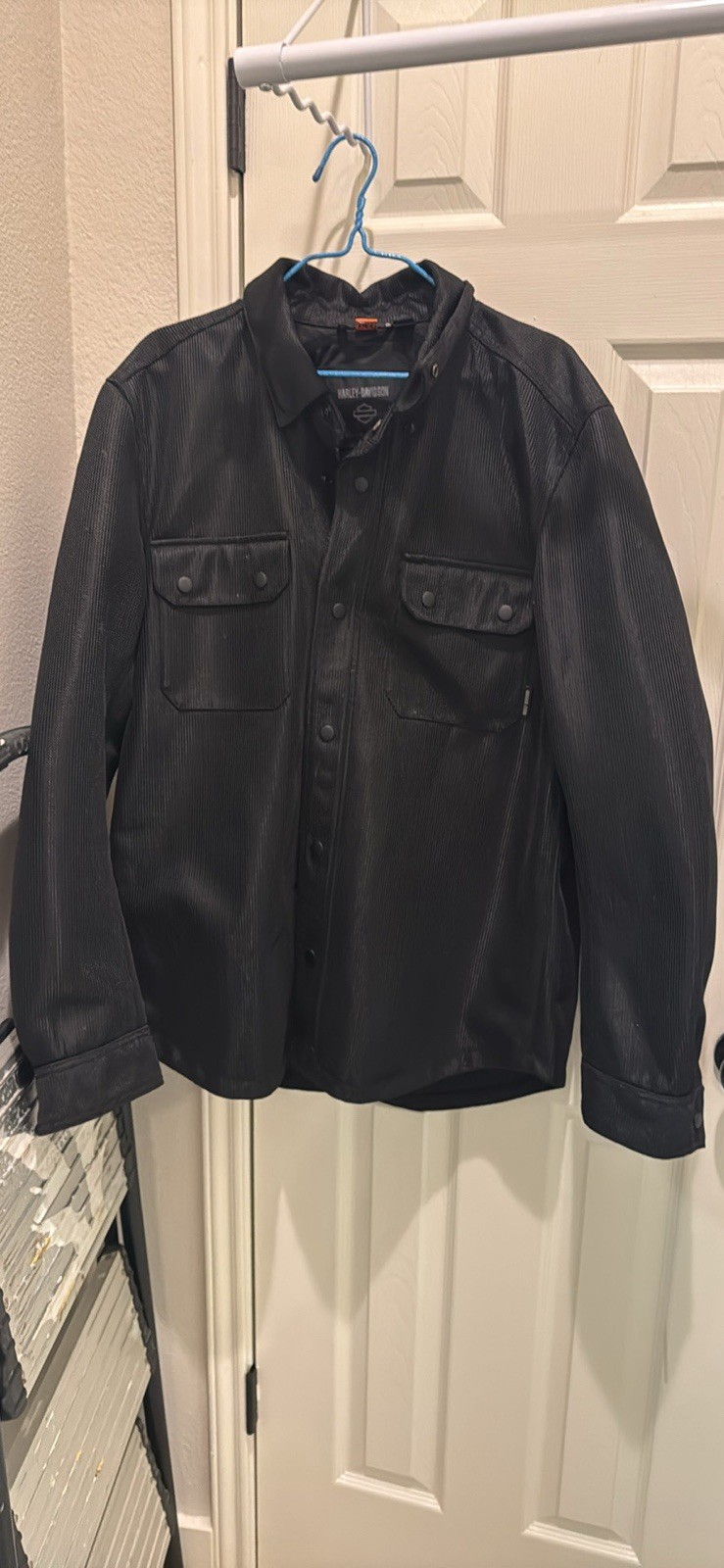 Harley Davidson Men’s Willie G Skull Mesh Riding Shirt Jacket With Pads!