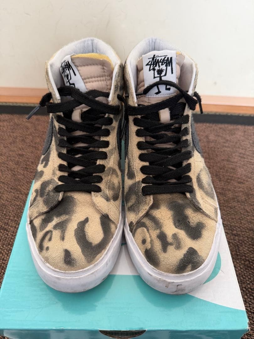 Men 9.0US Sneaker Stussy X Nike Sb Zoom Blazer Mid