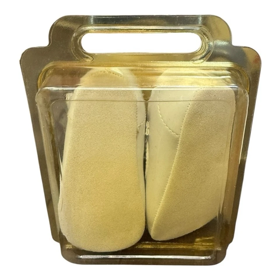 Zapatos de bebé Darling vintage talla 3 blancos Mary Jane con lazo bautizo nuevos en caja Foto 2 de 4