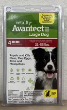 Vetality Avantect II Large Dog Flea Tick Treatment, 4 Doses