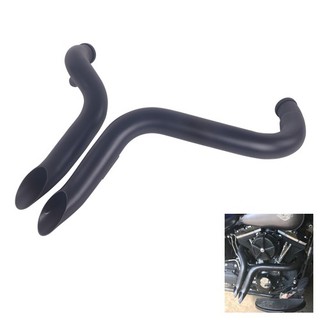 2" O.D LAF Exhausts Pipes w/ Flange Kits for Harley Sportster Touring Returned