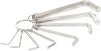 Bgs Diy WinkelschlüSsel-Satz, Innensechskant 2 - 10 Mm, 8-Tlg.