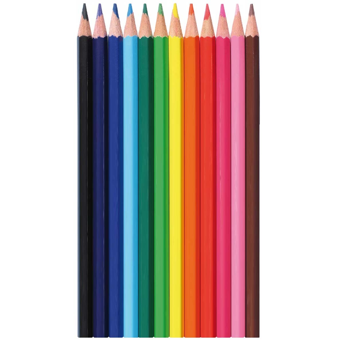 Crayons de couleur Topwrite mine résistante lot de 12 pour éviter la casse