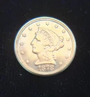 1878 US $2.50 Liberty Head Quarter Eagle Gold Coin   MS++