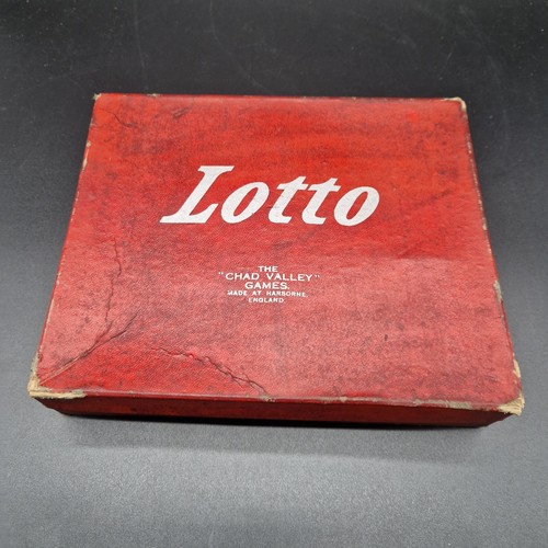 Vintage Boxed Chad Valley Lotto Bingo Game - Complete Made in England