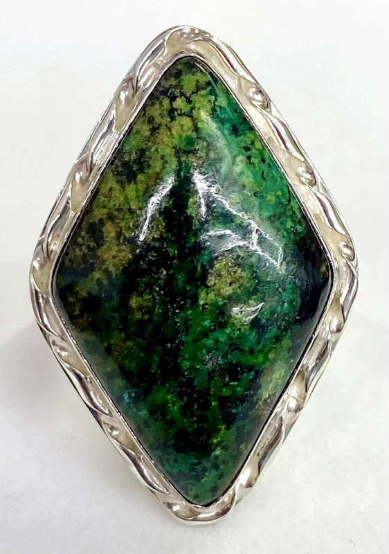 HSN Jay King Sterling Silver Courtland Plume Stone Ring Size 7