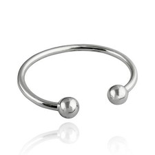 Baby or Toddler Bangle Cuff Bracelet - 925 Sterling Silver - Baptism Gift