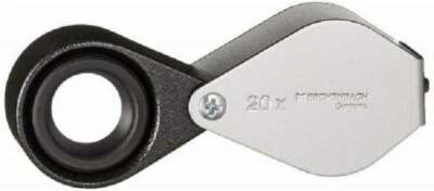 High Quality Eschenbach Precision Achromatic Folding Magnifier 17mm 20X Metal 