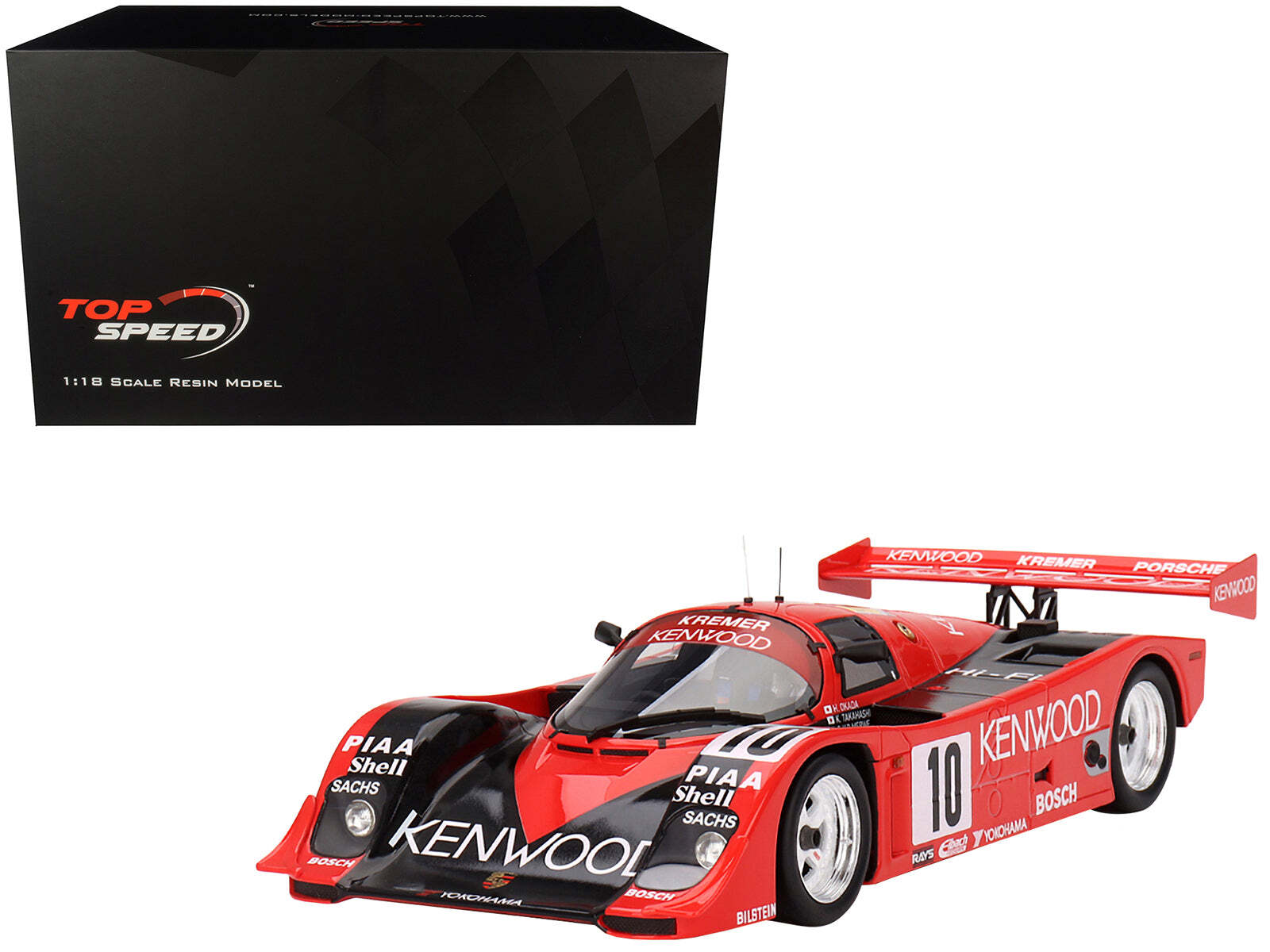 Porsche 962 CK6 #10 Kunimitsu Takahashi - Sarel van der Merwe - 1/18 Model Car