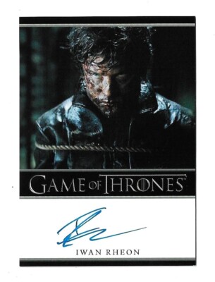 Game of Thrones Art & Images Bordered Autograph Iwan Rheon as