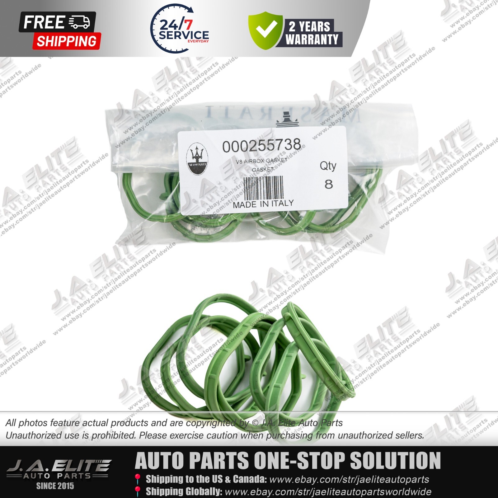 Genuine Intake Manifold Position Gaskets for Maserati Quattroporte GT GC 255738