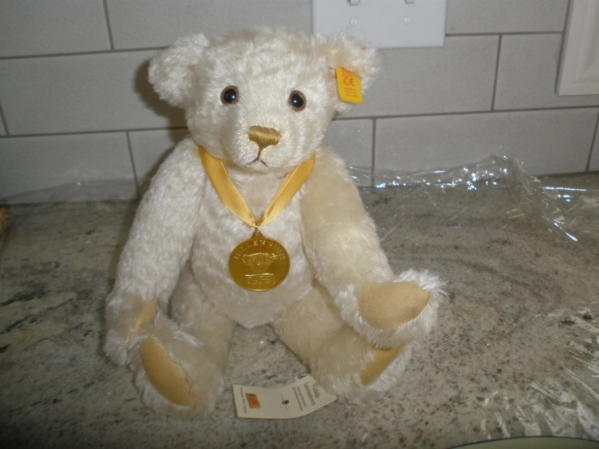 Grand Mecki Steiff 50 Cm - Animal En Peluche Collector état D'usage (voir Photos)