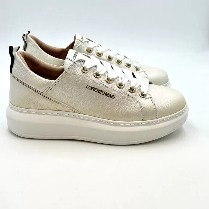 Lorenzo Mari Sneakers Zeppa Cm Sneakers Bianche Sneakers Con Zeppa