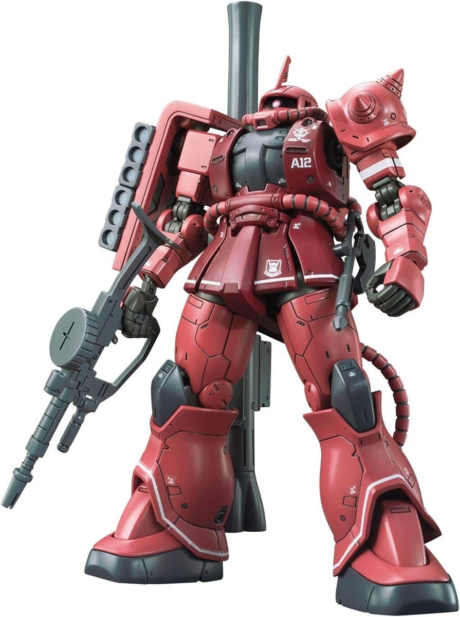 HG Gundam 1/144 MS-06S Zaku II Red Comet Ver. Plastic Model kit