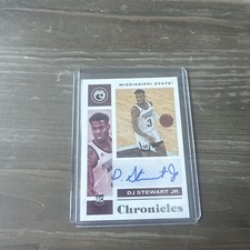 2021 CHRONICLES DRAFT PICKS ROOKIE AUTO OF DJ STEWART JR.- MISSISSIPPI ST.