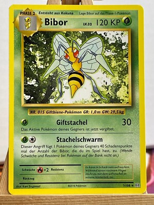 Bibor 7/108 XY Evolution Deutsch Exc Pokemon