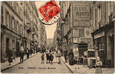 PC FRANKREICH PARIS (9E) LA RUE RODIER (a4480)