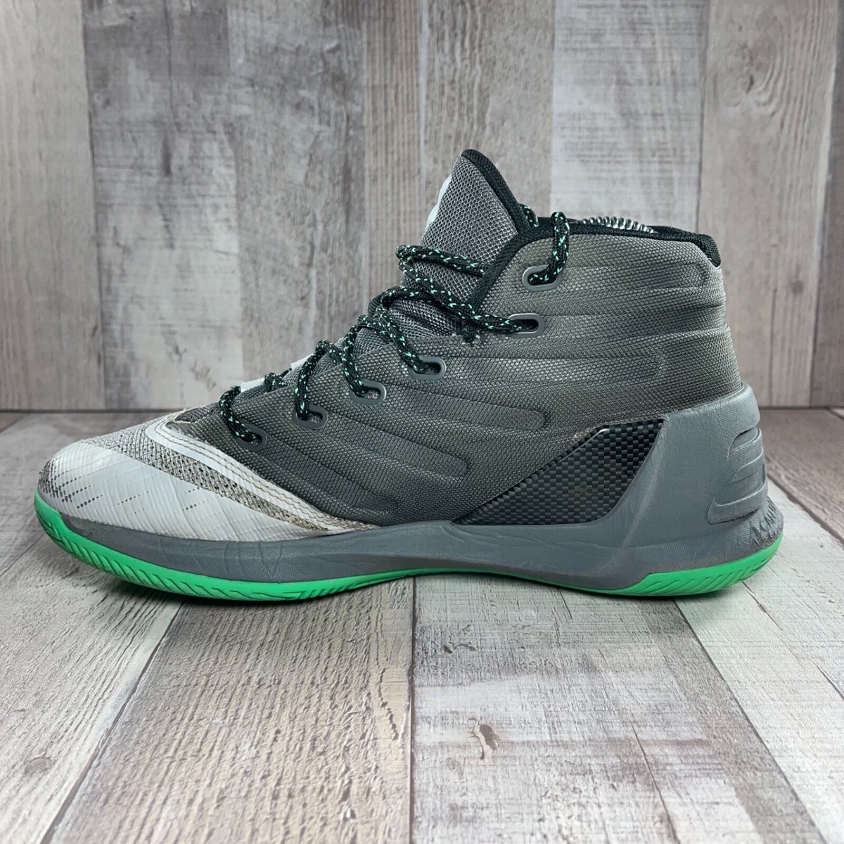 【雄貴3】 Under Armour Curry 3 Grey Matter Boys Running Shoes Gray