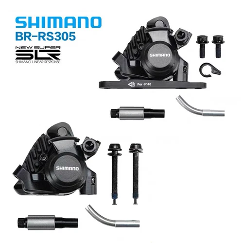 Shimano BR-RS305 Mechanischer Scheibenbremssattel Flat Mount L05A Resin PadS Einsatz - Bild 2 von 10