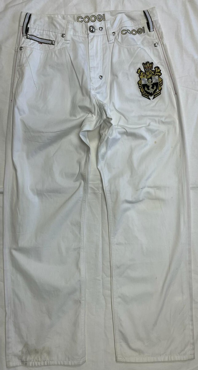 パンツ COOGI - White Work Baggy Denim COOGI WHITE DENIM PANT ~~ (FREE SHIPPING) | eBay