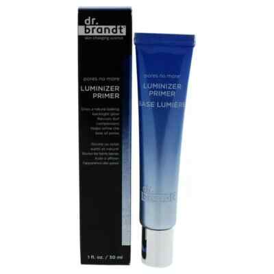 Dr. Brandt Pores No More Luminizer Primer 1 oz Unisex Hydrating Makeup Base