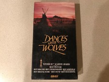 Dances with Wolves VHS, 1991 Kevin Costner, Mary McDonnell - Sealed
