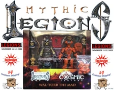 Four Horsemen 6" Mythic Legions Cosmic Legions WAL-TORR the MAD Legions Con 2023