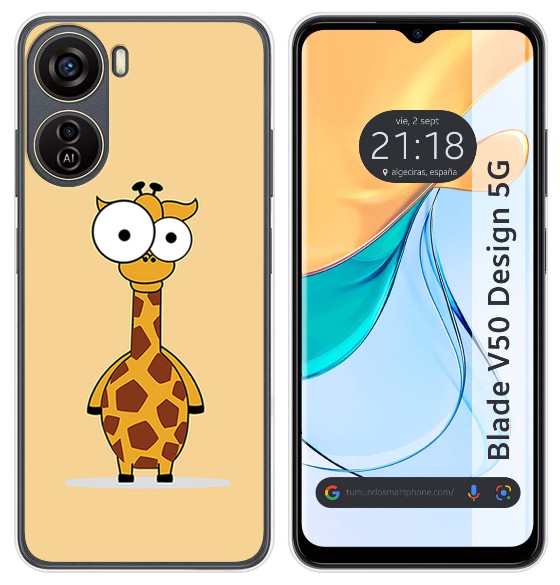 Accessoire de protection - ZTE - Blade L8 - Coque Arrière en cuir