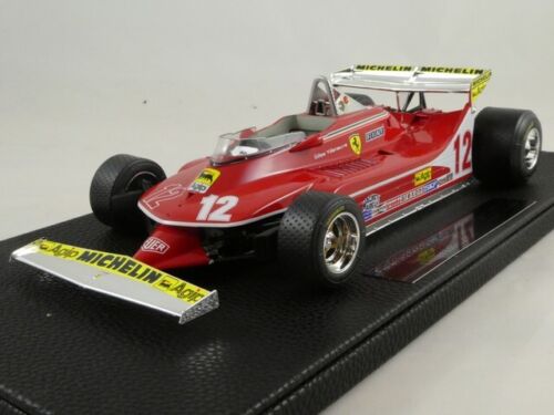 GP Replicas GPreplicas Ferrari 312 T4 Gilles Villeneuve Monaco 1979 1/18 GP02C - Imagen 1 de 3