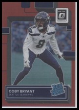 #292 Coby Bryant 2022 Donruss Optic #/99 Red