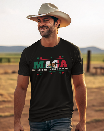 Mexicans Ain't Going Anywhere V1 T-shirt | Latino Funny Viral Tees | 3 Colors - 第 12/26 張圖片
