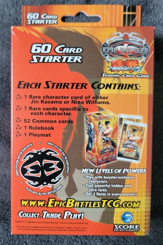 TEKKEN 5: Epic Battles Trading Card Game 3x 60 Card Starters (Universus, NEW) - Picture 4 of 13