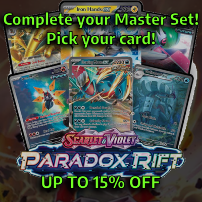 #ad Pick your card Scarlet amp; Violet Paradox Rift Complete your Master Set $1.00