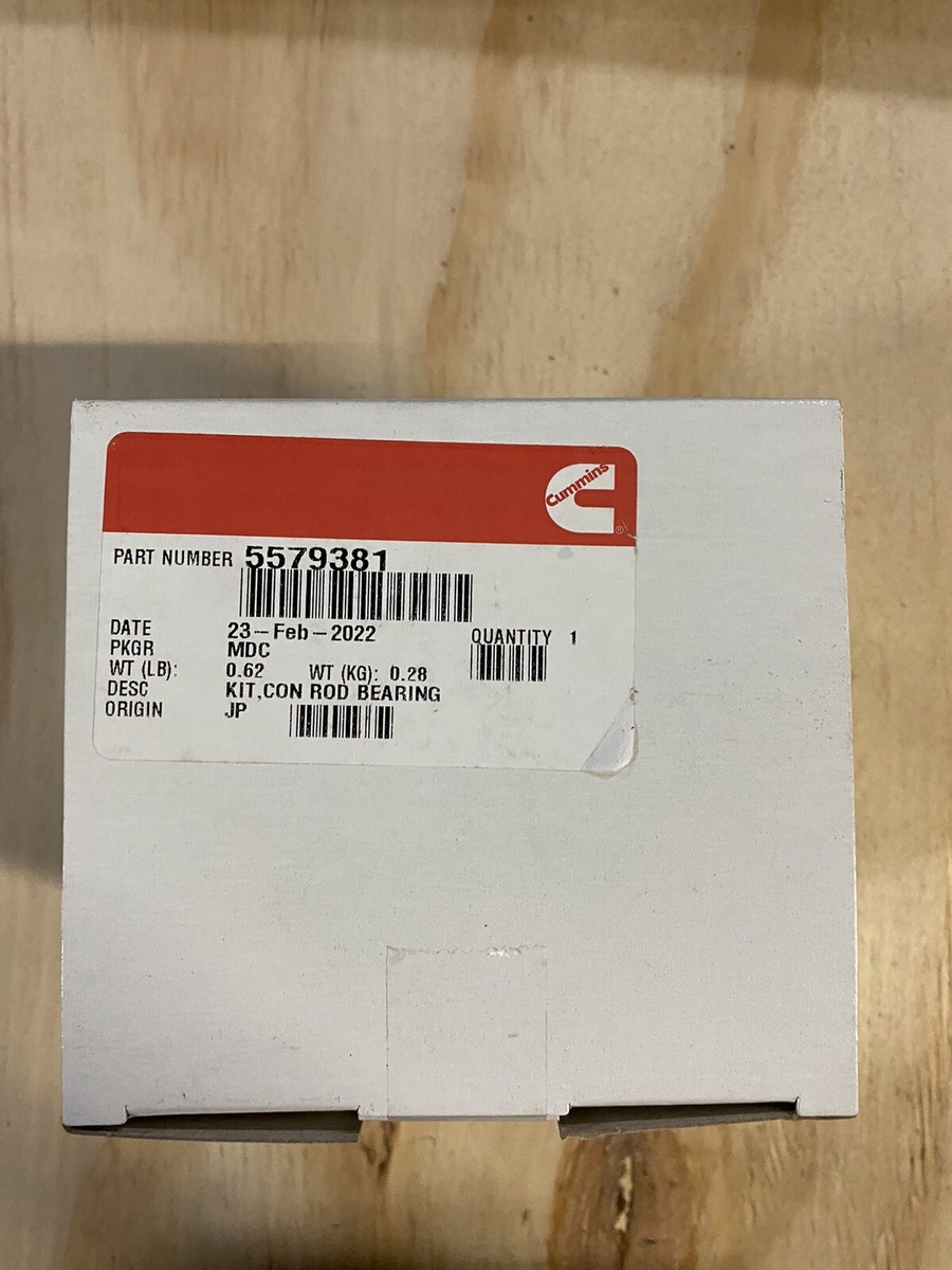 ISL 8.3 8.9L rod bearing 5579381, 4309346 lead free or 6449174  