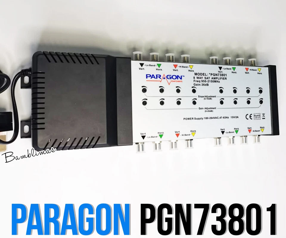 Paragon  PGN73801 Components 8 way Satellite Amplifier PGN 73801. Brand New Box - Image 3 of 4