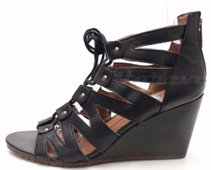 dolce vita black wedges