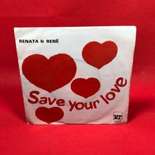 Renata & Renê Save Your Love 1983 Portugal issue 7" vinyl single original 45