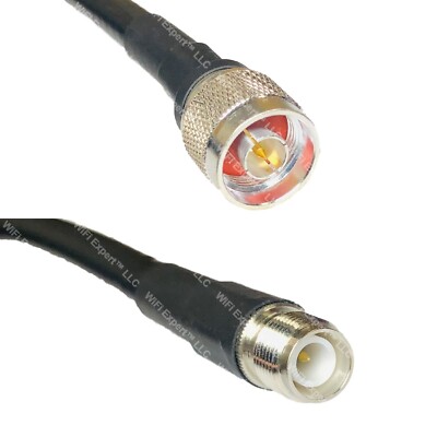 RFC400UF N MALE to RP-TNC FEMALE Coaxial RF Cable USA-Ship Lot