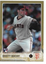 2015 Topps Series 2 Baseball Gold Brett Bochy RC 60/2015 Giants