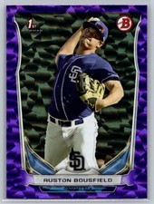 2014  Bowman Draft #DP127 Auston Bousfield Purple Ice 47/99 PADRES