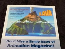 LAVA 2014 Oscar ad Best Animated Short with Uku the lonely volcano, Disney Pixar