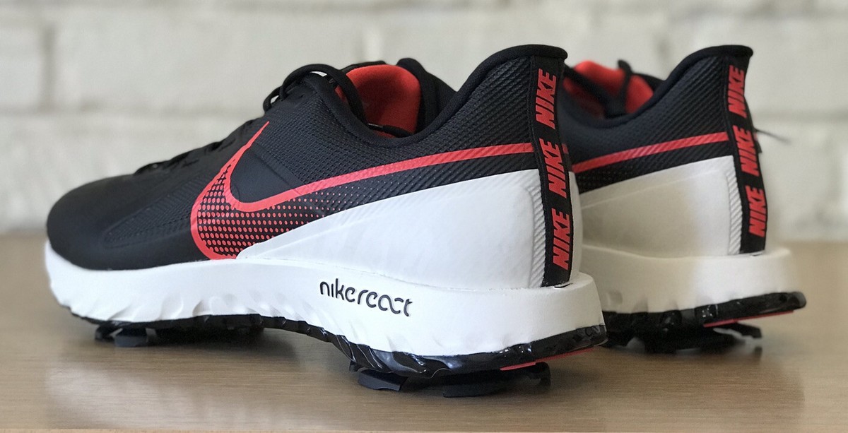 Nike React Infinity Pro Golf Shoes Black Red Men