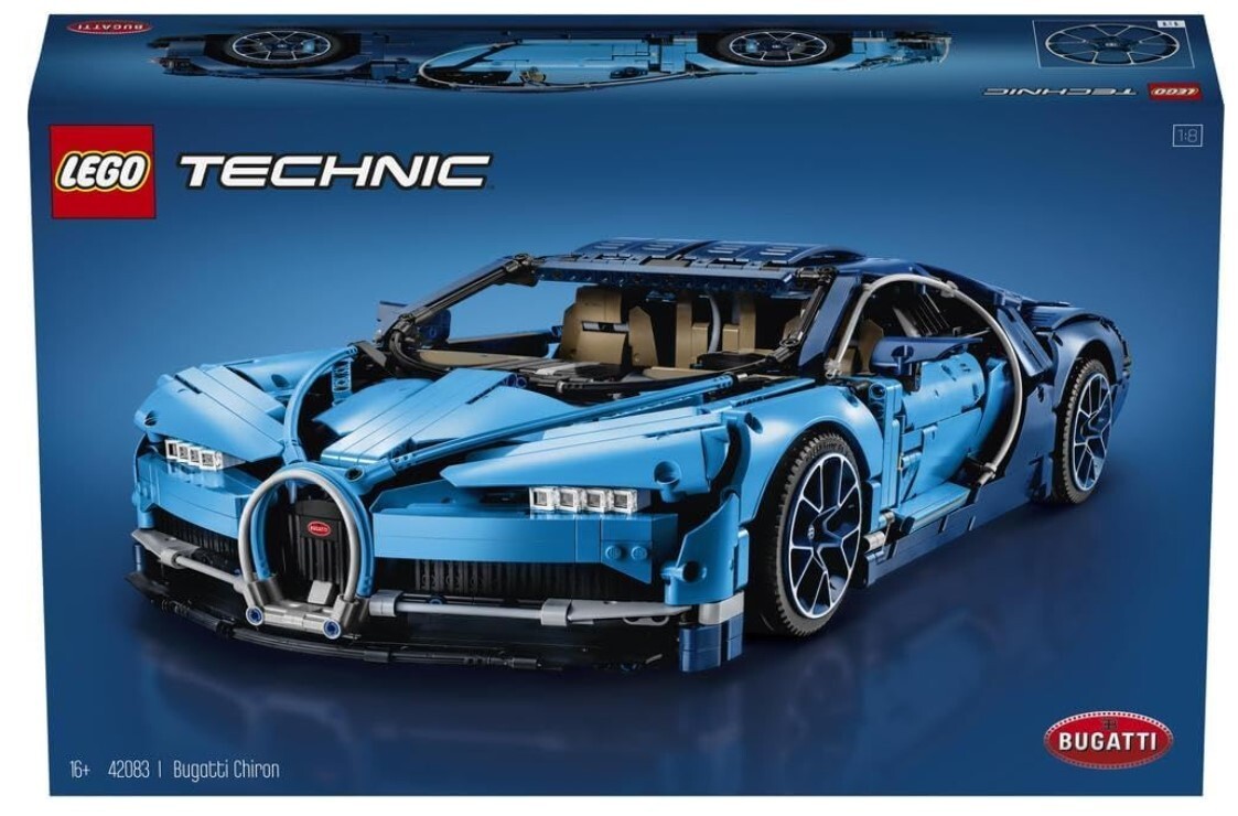 LEGO 42083 Technic Bugatti Chiron Figure with Box Complete