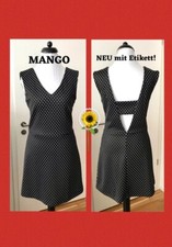 🌼 Schwarzes Kleid mit Punkten - Vintage/ Rockabilly Stil - Mango - XS 34/ S 36
