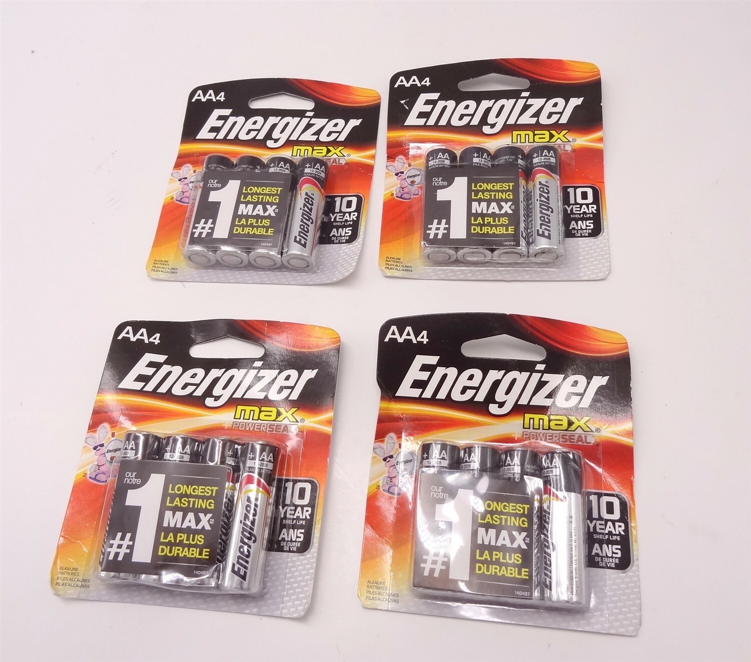 Energizer AA Batteries, Max Alkaline Battery (Exp 2028, Lot of 4)-image